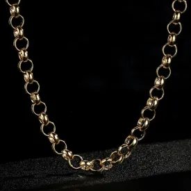 10mm Gold Filled Bonded Classic Belcher Chain 20 Inches