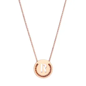 ABC's - R 18K Gold Plated Necklace