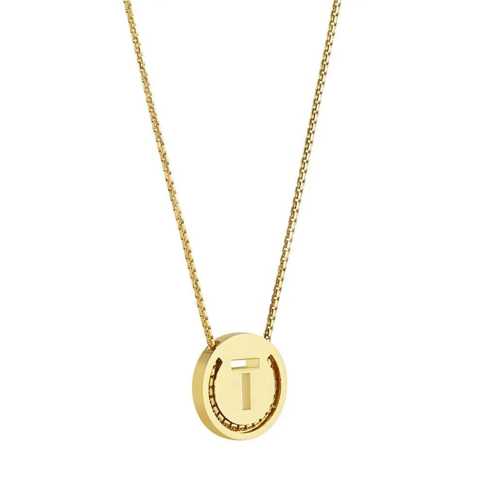 ABC's - T 18K Gold Plated Necklace