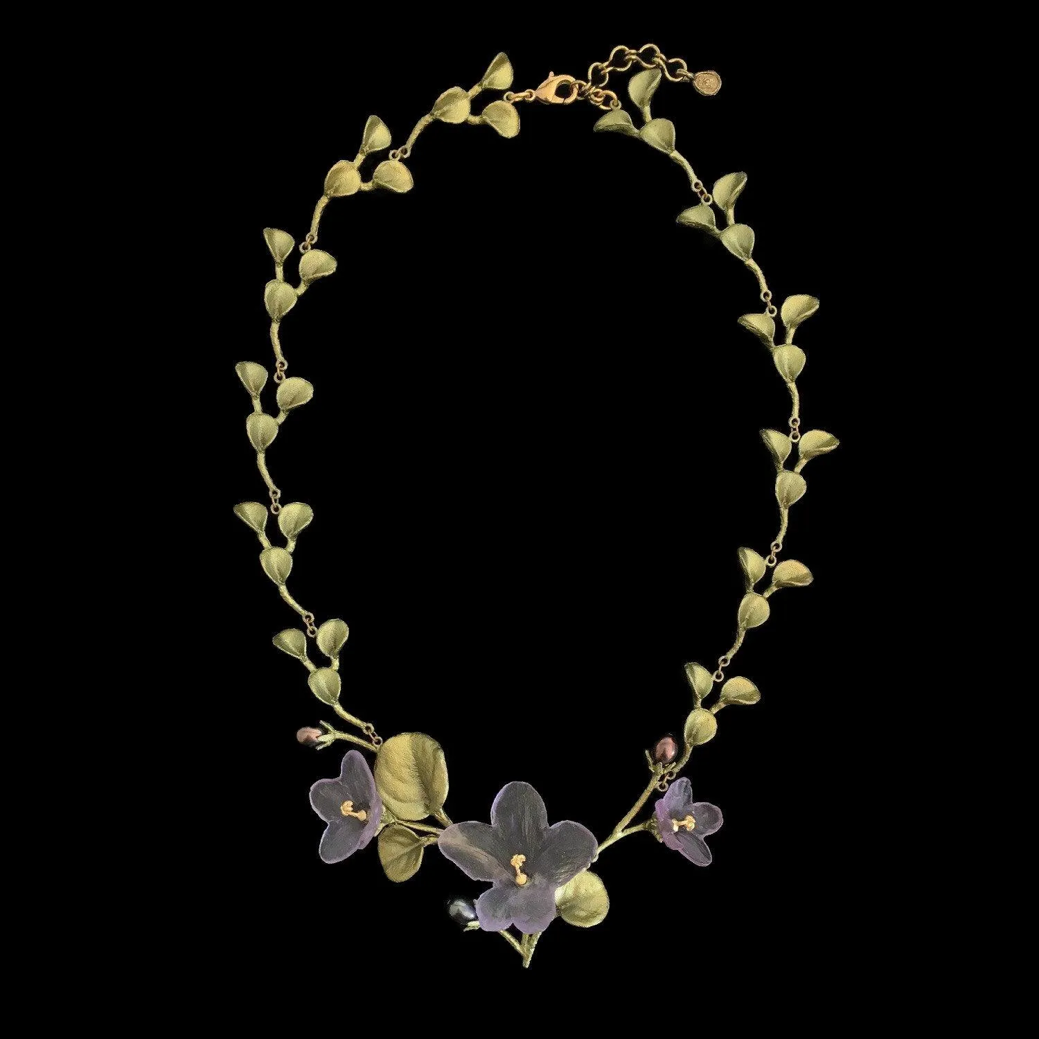 African Violet Necklace - Contour