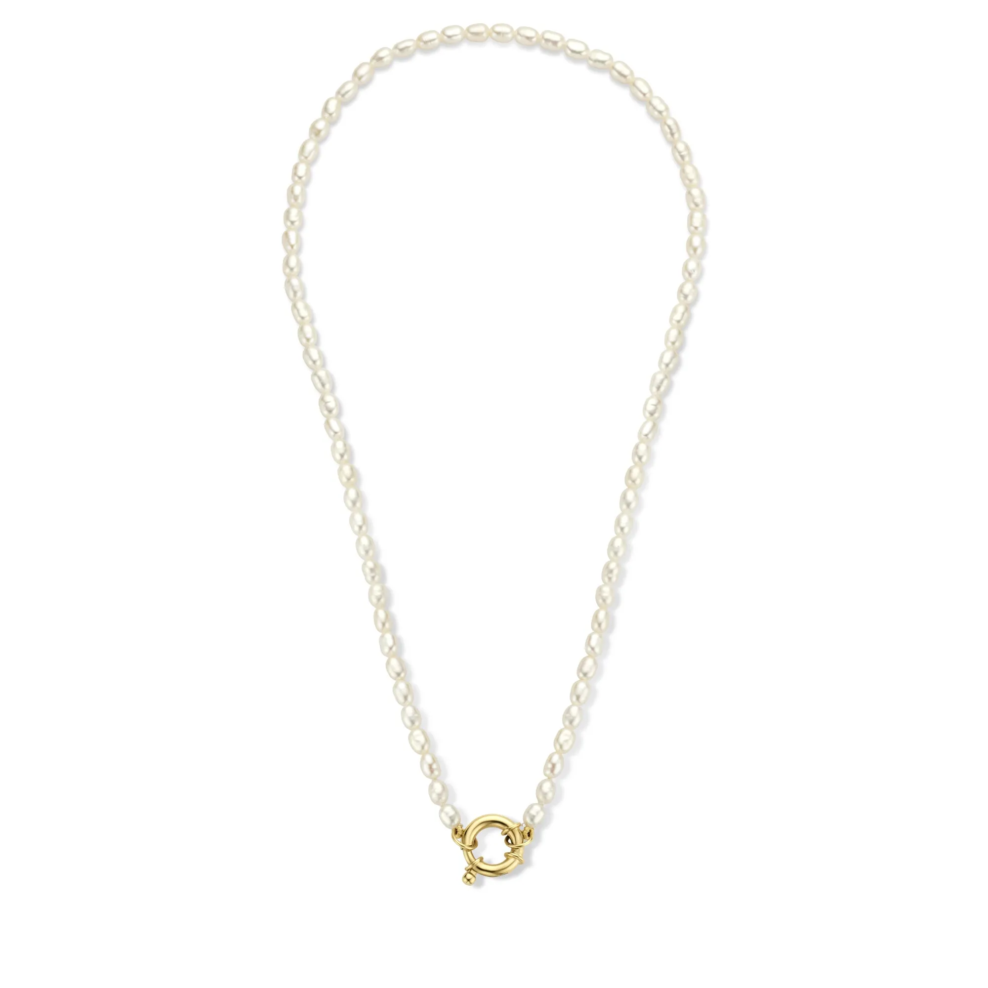 Aidee Marissa 14 karat gold necklace with freshwater pearls