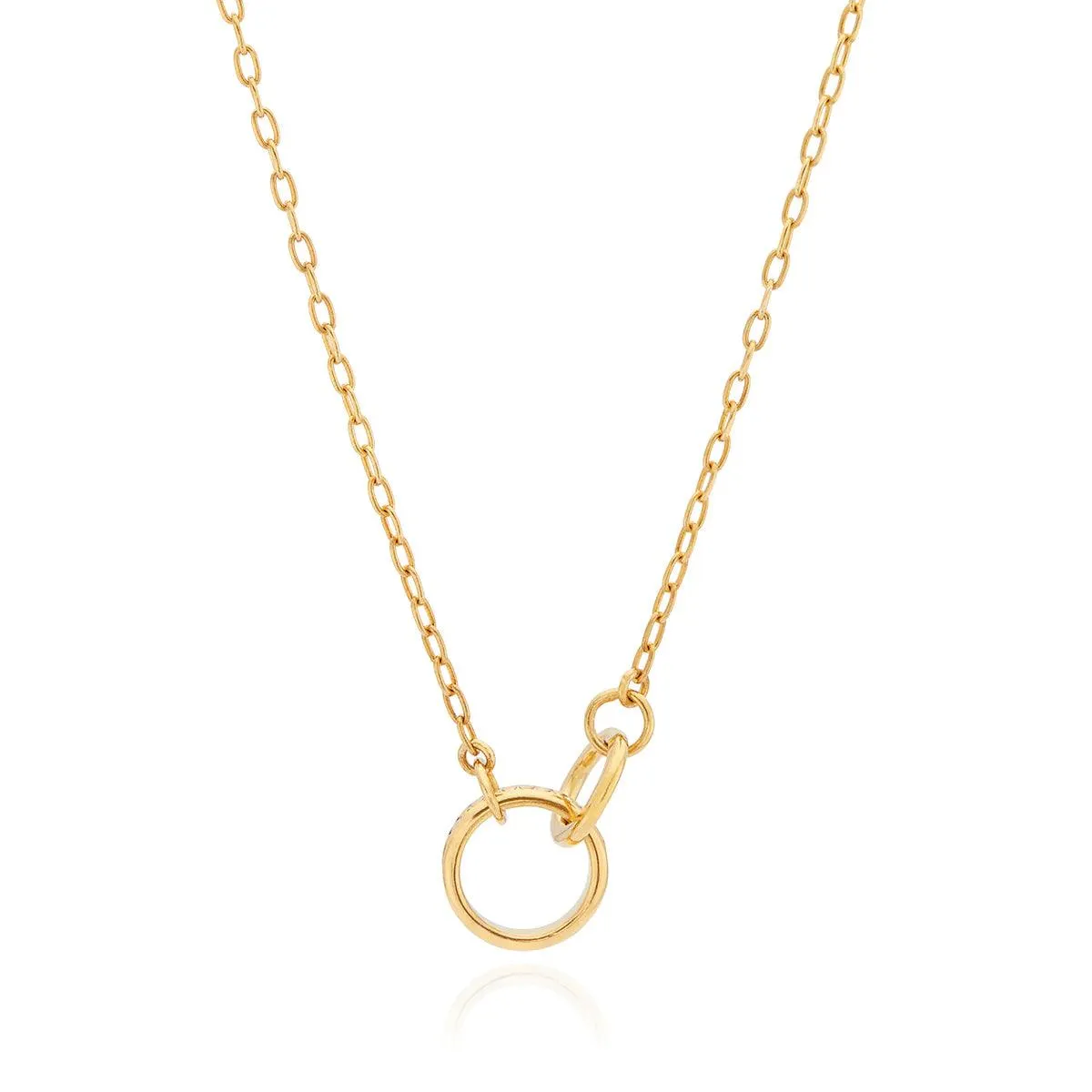 Anna Beck Gold Intertwined Circles Charity Necklace