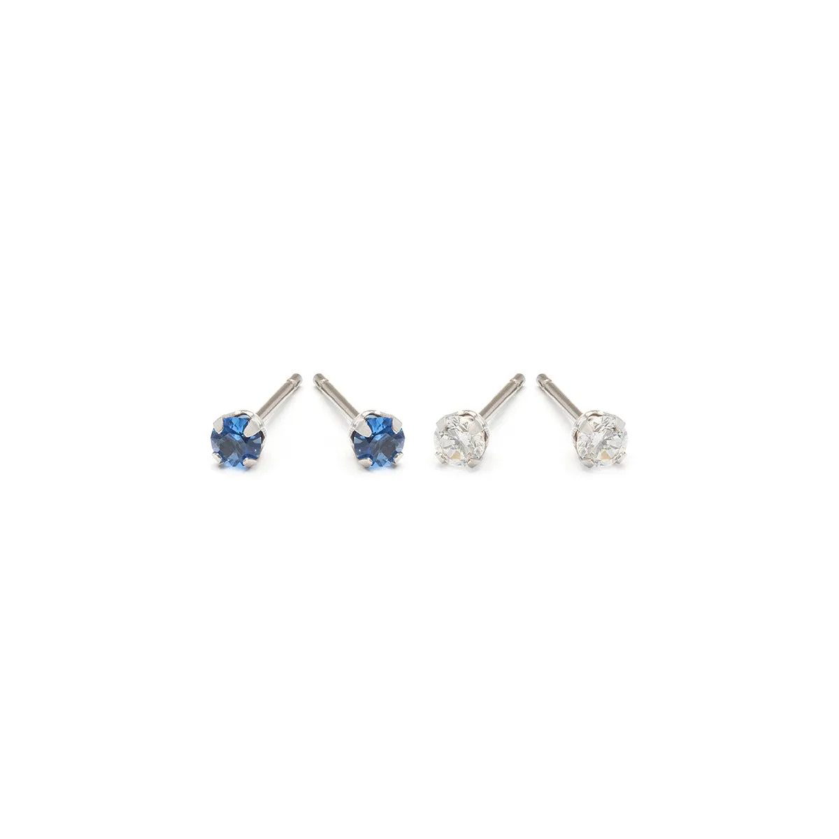 Blue and White Earrings Bundle