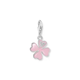 Charm Pendant cloverleaf silver