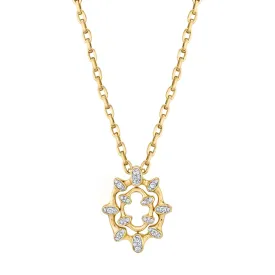 Chrona Diamond Pendant Necklace