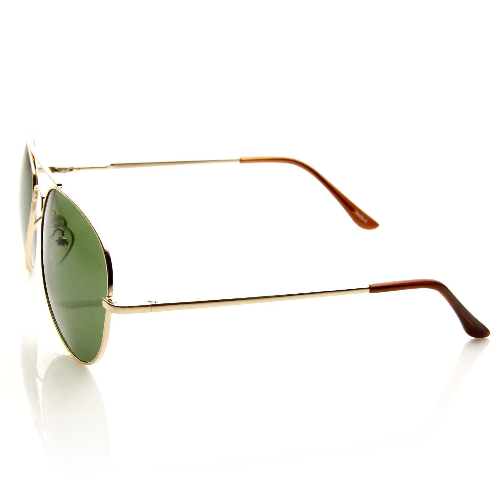 Classic Aviator Sunglasses Retro Metal Frame 1376