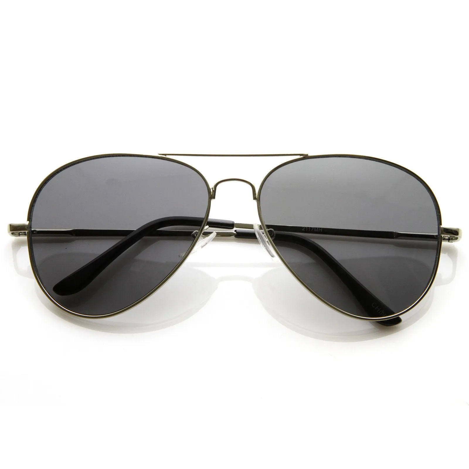 Classic Aviator Sunglasses Retro Metal Frame 1376