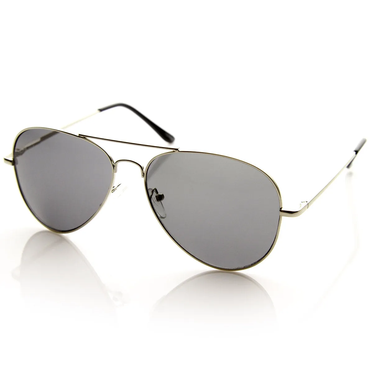 Classic Aviator Sunglasses Retro Metal Frame 1376