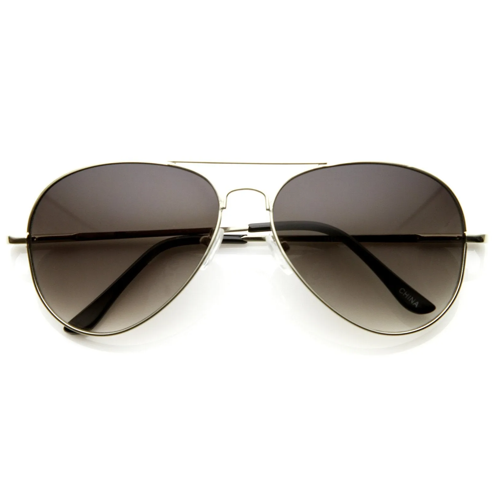 Classic Aviator Sunglasses Retro Metal Frame 1376