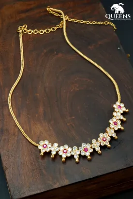 DIYA ZIRCON NECKLACE