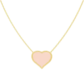 Enamel Heart Necklace