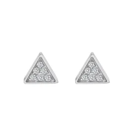 ER113W B.Tiff Pavé Supera Stainless Steel Earrings