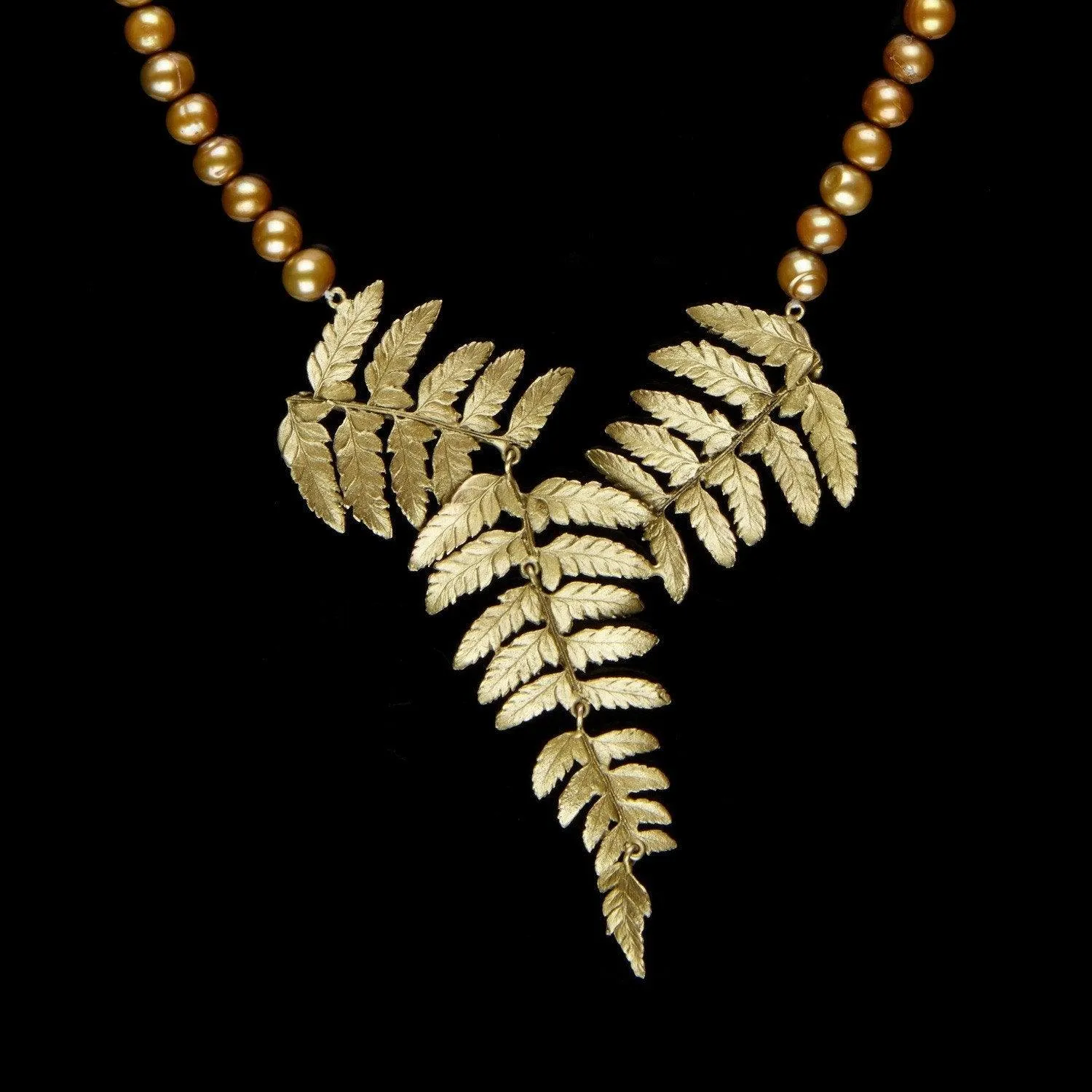 Fern Necklace - Pearl