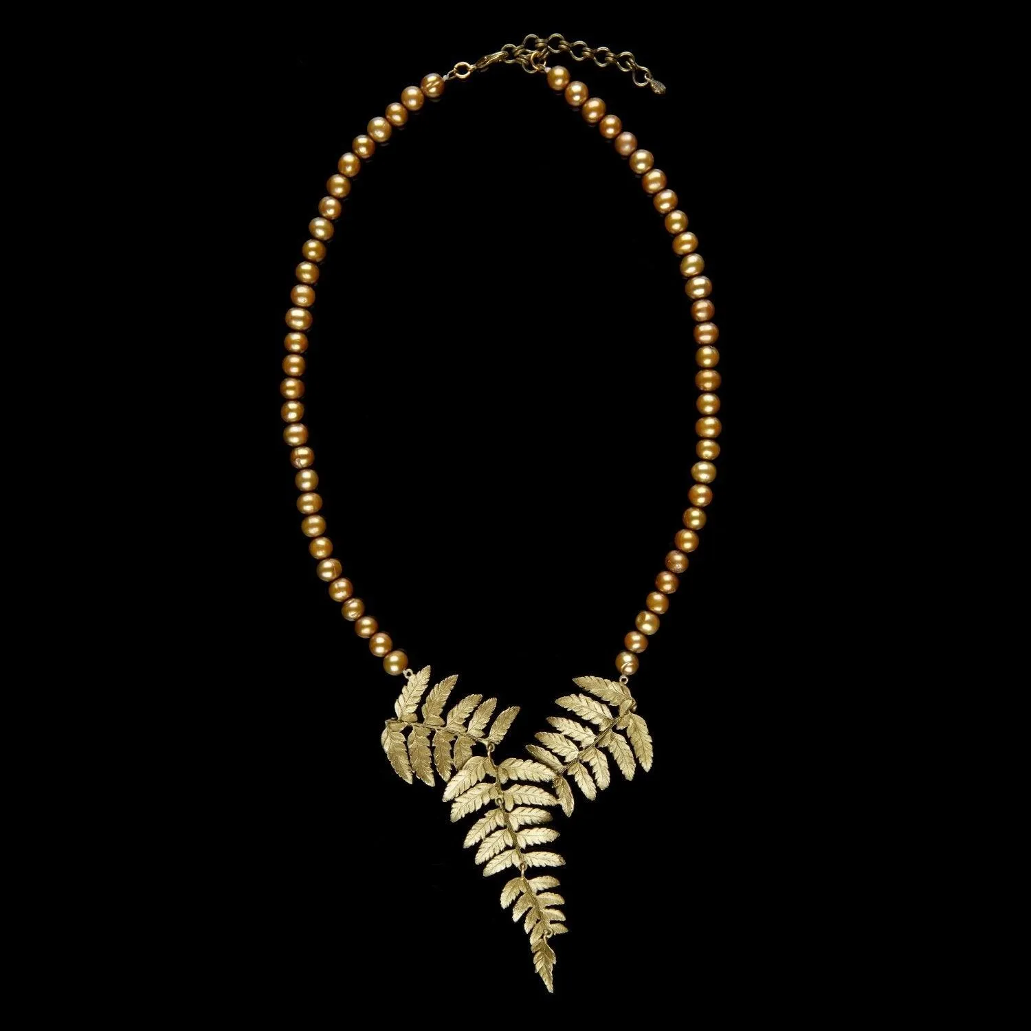 Fern Necklace - Pearl