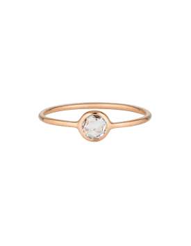 Georgini Eos Ring w/ Rose Quartz - Rose Gold