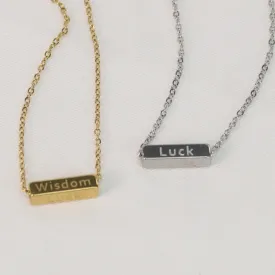 Inspiration | Gold Plated & Silver Inspirational Necklaces