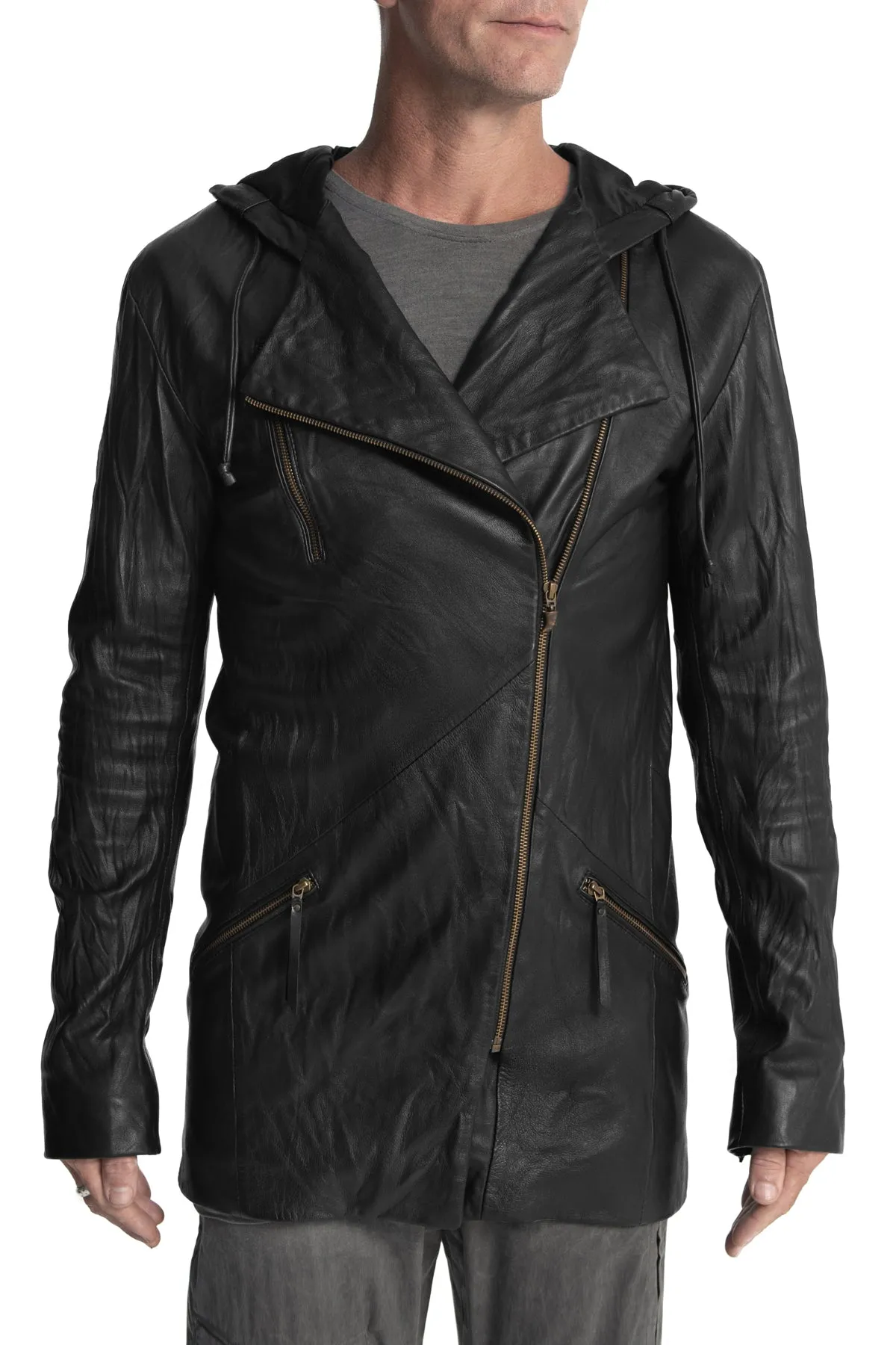 Jan Hilmer Leather Lark Hoody