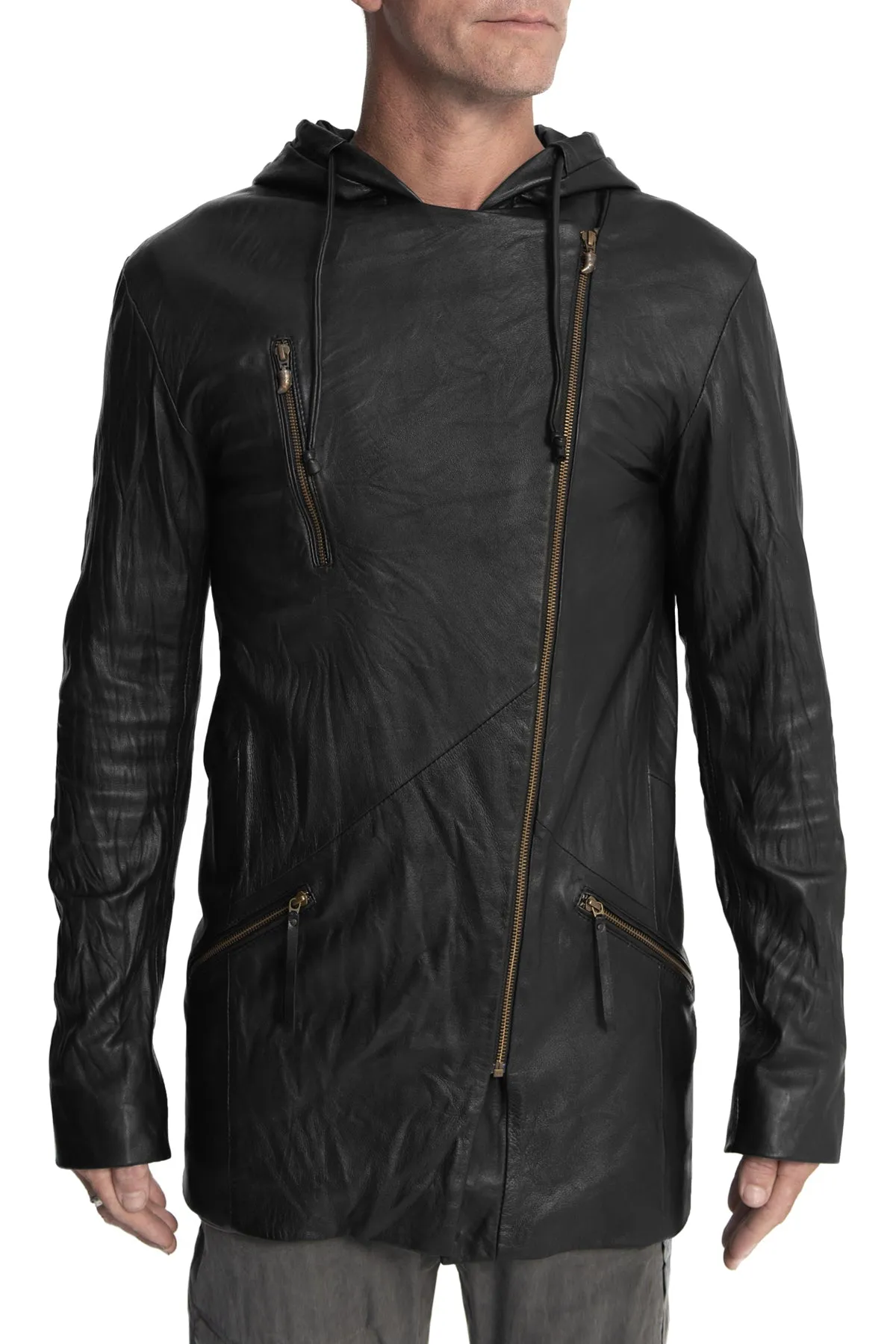 Jan Hilmer Leather Lark Hoody