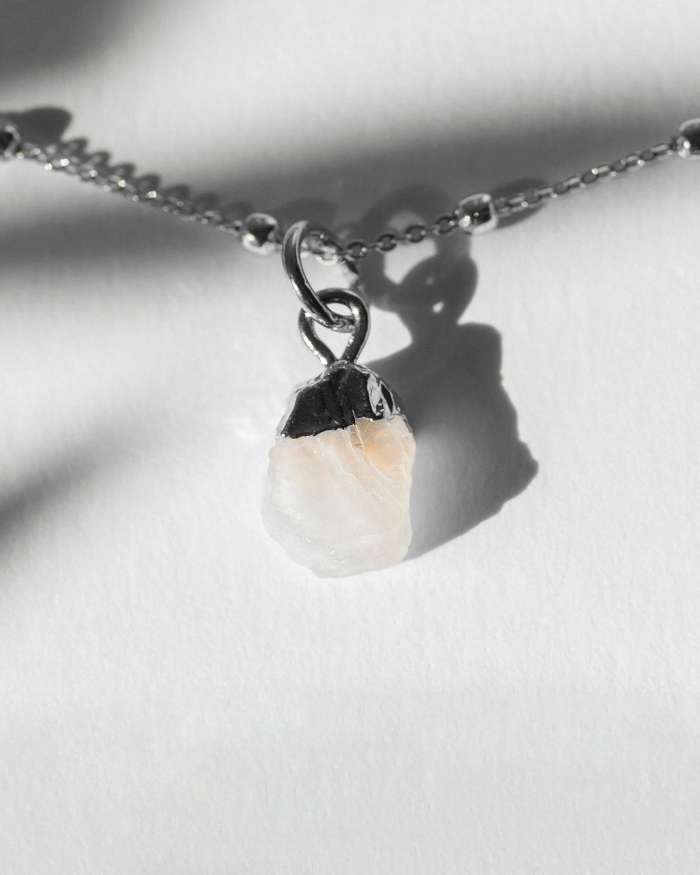 June | Moonstone Necklace