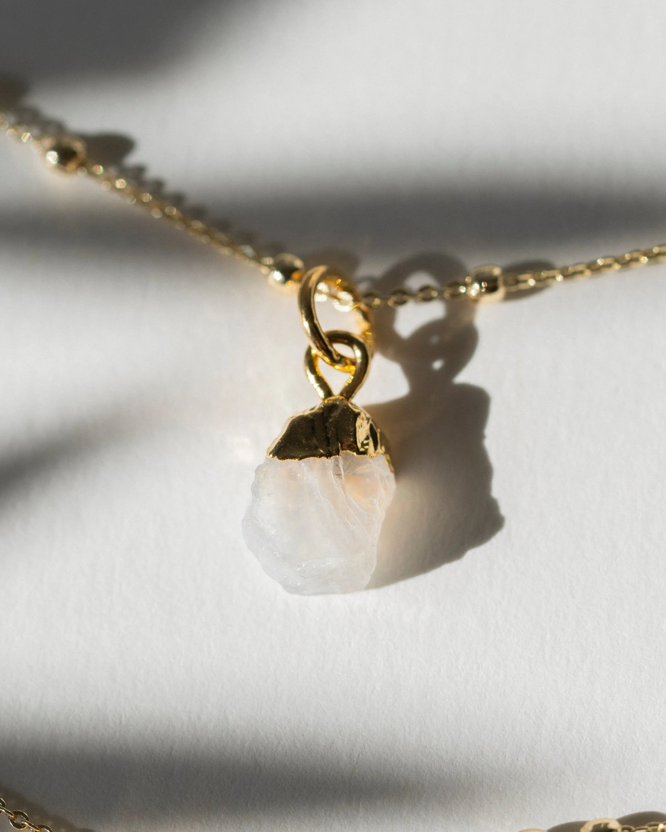 June | Moonstone Necklace