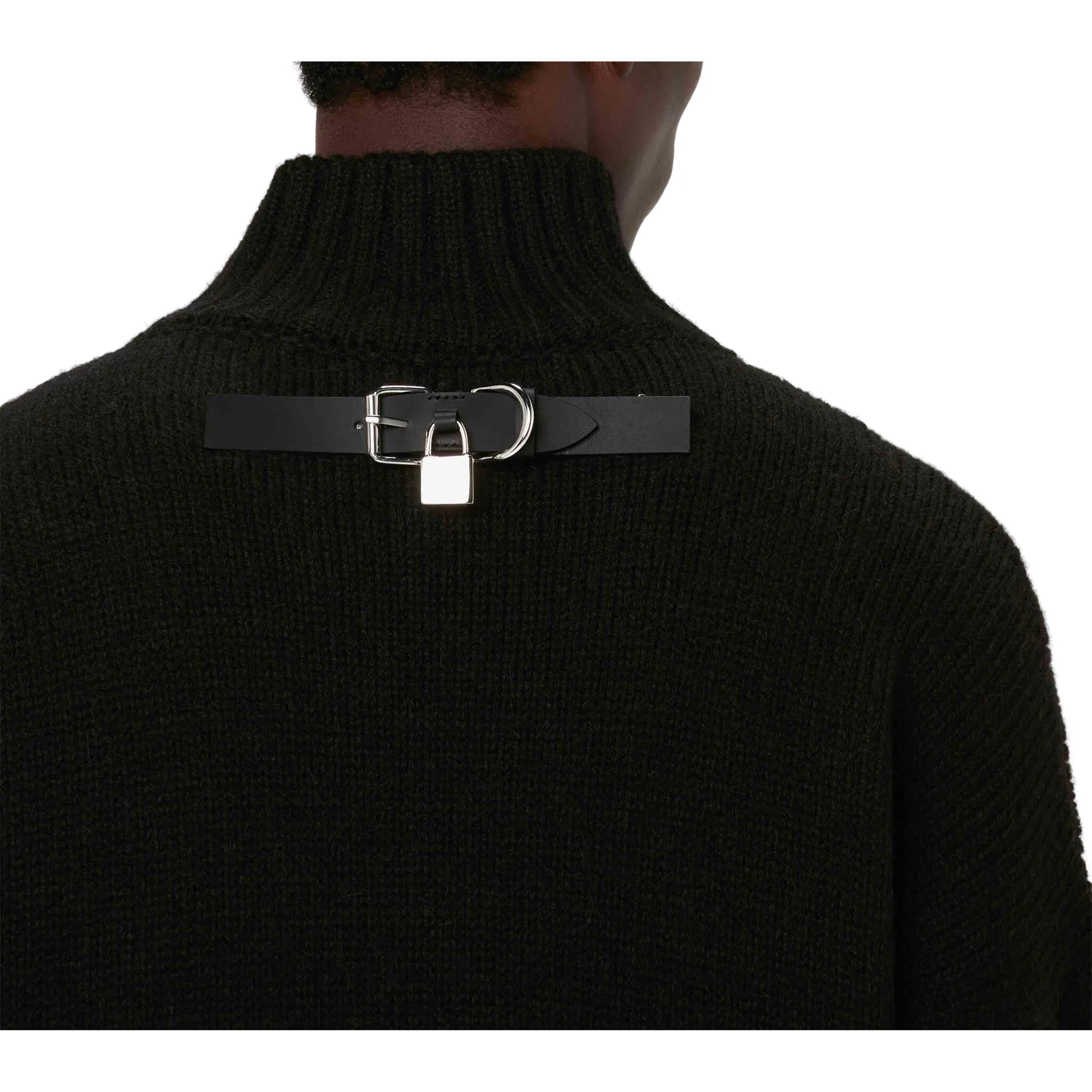 Leather Patch Pocket Jumper