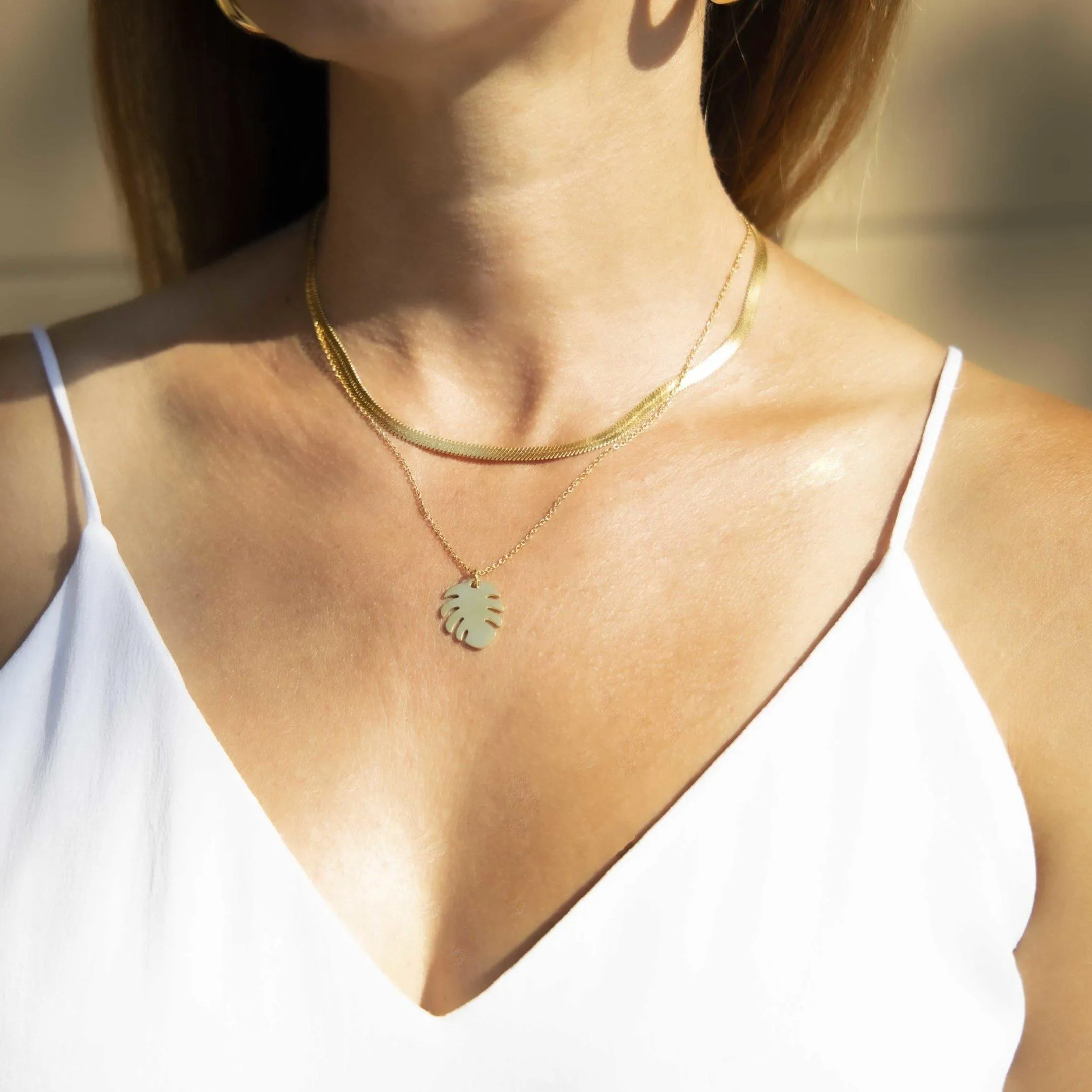 Luna Herringbone Necklace