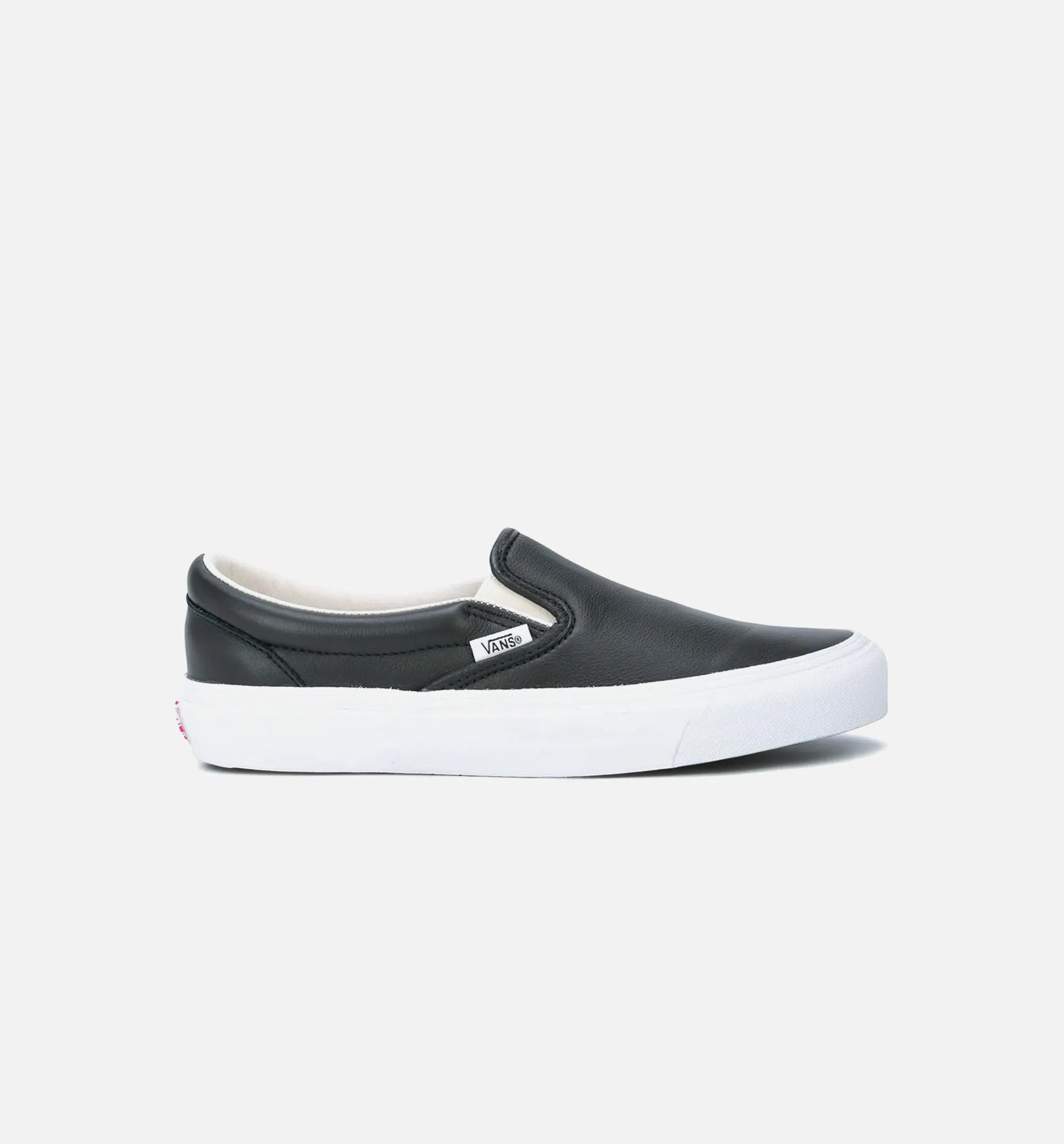 OG Classic Slip On LX Mens Shoe - Black Leather/White