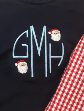 Santa Monogram Shirt