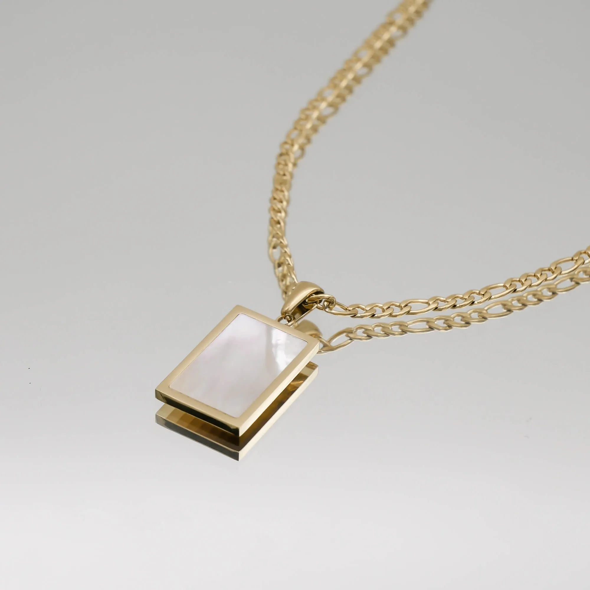 Saraya Opal Tablet Necklace