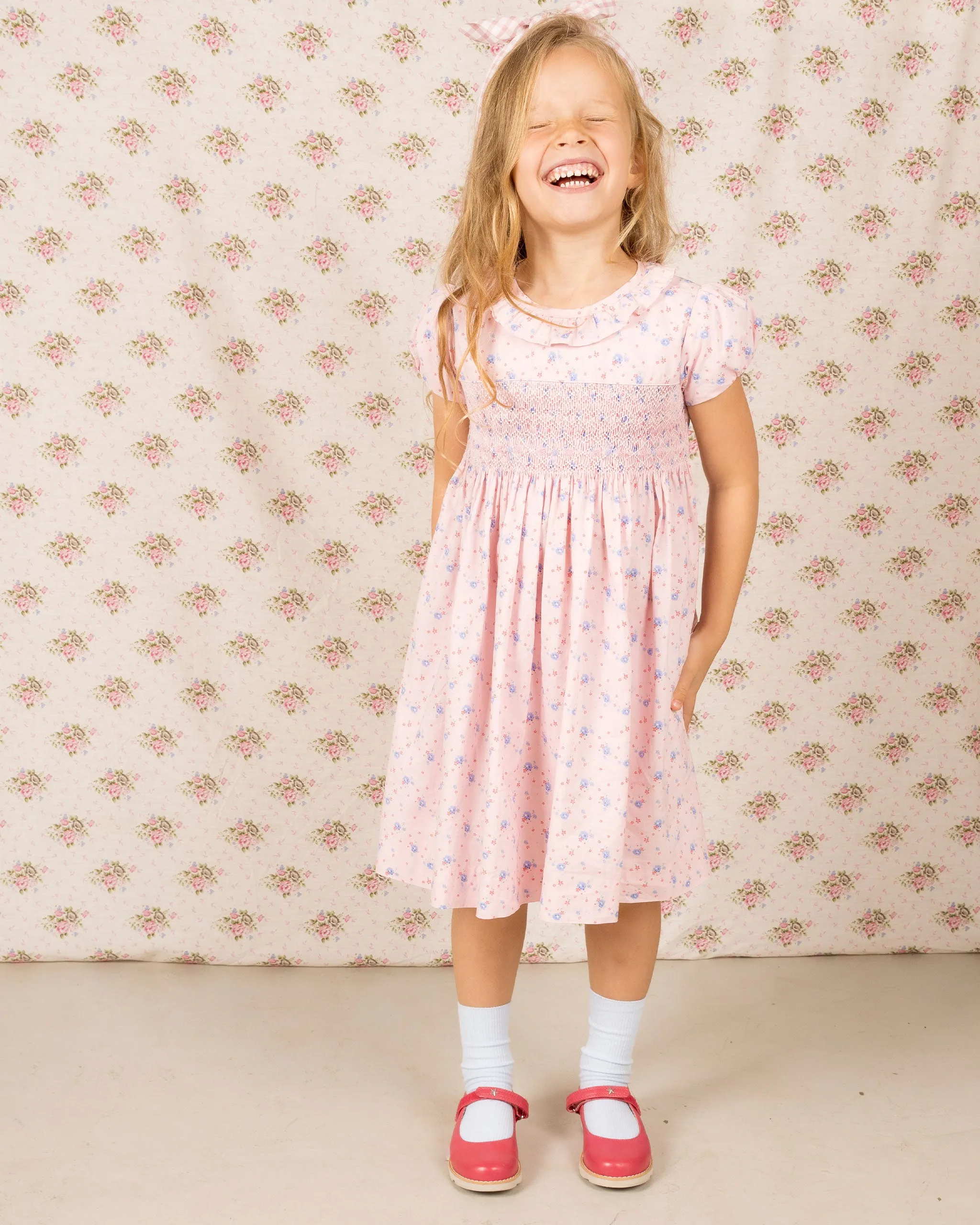 Smocked Girls Dress - Verity