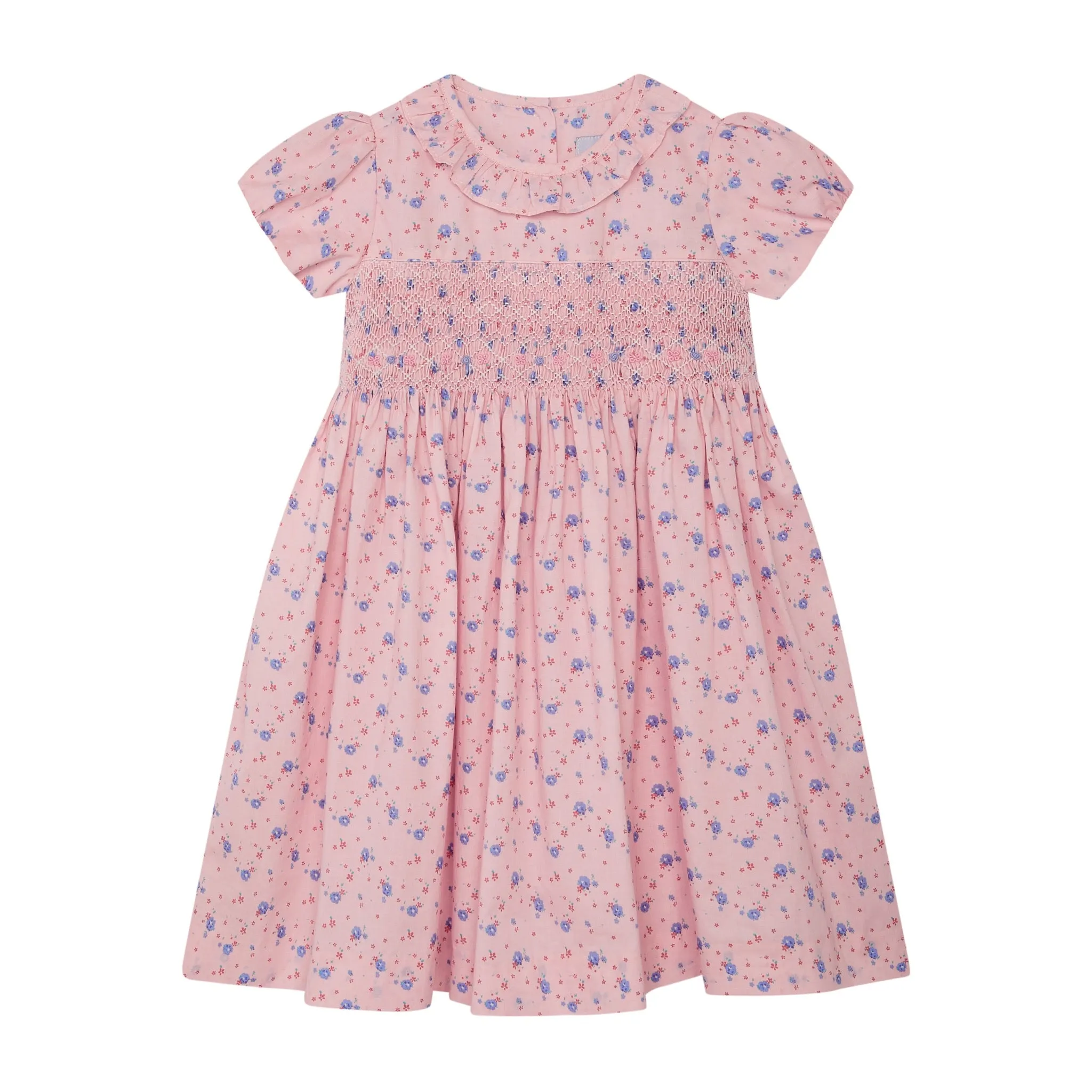 Smocked Girls Dress - Verity