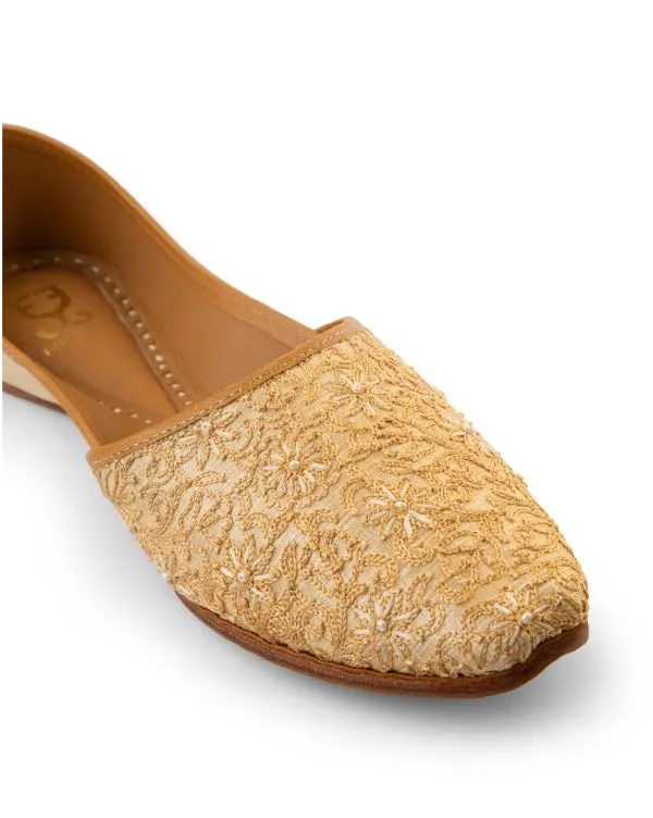 Stargazer Gold Embellished : Juttis For Men