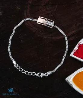 The Aura Silver Two tone Bracelet