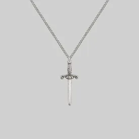 TRUST. Dagger Necklace - Silver